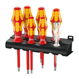 Csavarhúzó készlet 7-darabos 2-PH1fázisceruza +fali tartó 160 i/7 Kraftform Plus Series 100 WERA