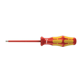 Csavarhúzó piros-sárga 2.5mm x 0.4mm x 80mm-penge 1000V szigetelt egyenes 160 i VDE WERA