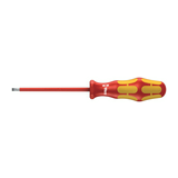 Csavarhúzó piros-sárga 4mm x 0.8mm x 100mm-penge 1000V szigetelt egyenes 160 i VDE WERA