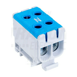 Fővezetéki leágazókapocs 160A/400VAC 2x2x2,5-50mm2 Al/Cu kék 2P 50mm2 TRACON