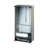 1F mérőszekrény 1x12modul alul 1-szintes 1-mérőhely 1M szerelőlappal Mi 2420 Hensel