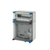 1F mérőszekrény EON +1x12modul felül 1-szintes 1-mérőhely 1M 1 szerelőlappal HB1012F-E Hensel