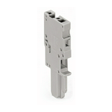 1vezetékes anyacsatlakozó 1P 32A 500V termoplaszt 0.08-4mm2/sokerű 0.08-4mm2/tömör szürke WAGO