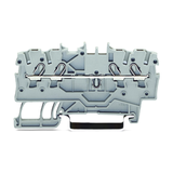Átmenő sorkapocs TS35 1 x 4 x 0.14-1.5mm2/sokerű 13.5A narancs rugószorításos rugószorításos WAGO