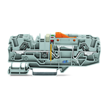 Bontható sorkapocs 30A 500V rugószorításos/rugószorításos szürke 0.5-10mm2/sokerű WAGO
