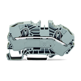 Táp sorkapocs TS35 1 x 2 x 0.5-25mm2/sokerű 76A szürke rugószorításos rugószorításos WAGO