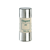 Hengeres biztosítóbetét aM 22x58mm 63A 500V AC/DC kerámia Lexic LEGRAND
