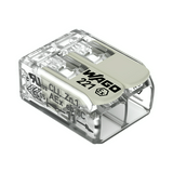 Vezetékösszekötő oldható 20A/440V AEx eb IIC 2-pólus 0.2-4mm2 24.5A 440V színtelen WAGO
