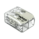 Vezetékösszekötő oldható 37A/440V AEx eb IIC 2-pólus 0.5-6mm2 37A 440V színtelen WAGO