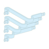 Csatlakozókészlet vízszintes NSX/INS/INV-hez 4P 250A 20mmx 3mm-sín Prisma P Schneider