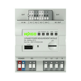 Teljesítmény távadó 3x400/690 V/1 A Modbus RTU 3F kapcsolt kimenet konfigurációval WAGO