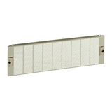 Homloklap rácsos szellőzőhöz 500mm-sz 150mm-ma 3M porszórt acél Prisma G/P Schneider