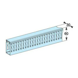 Vezetékcsatorna perforál (4db)t +tartók 60mmx 60mmx 30mm műanyag fehér Prisma G/P Schneider