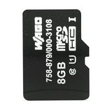 Memóriakártya mikro-SD microSD 8GB 45MB/sec írás 48MB/sec olvasás WAGO