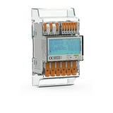 Sorolható fogyasztásmérő 3F LCD MID direkt 65A 230/400V 50Hz Modbus MBus  WAGO