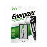 9V akkumulátor 8.2V 175mAh nikkel-fém-hidrid 6 LR 61 blokk 9V R2U Power Plus Energizer