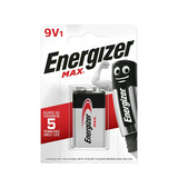 Elem 9V 9V alkáli-mangán 6 LR 61 blokk Max Energizer
