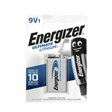 Elem 9V 9V lítium 6 LR 61 blokk Ultimate Lithium Energizer
