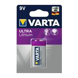 Elem 9V 9V lítium 6 LR 61 blokk Professional Lithium VARTA