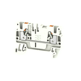 Átmenő sorkapocs TS35 1-szint 2-poz 0.5-2.5mm2/érvéghüvely 24A fehér A2C 2.5 WT Weidmüller