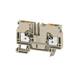 TS35 1-szintes 41A 0.5-6mm2 bézs dugaszolós A2C 6 Weidmüller