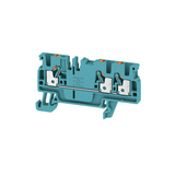 Átmenő sorkapocs TS35 1-szint 3-poz 0.5-2.5mm2/érvéghüvely 24A kék A3C 2.5 BL Weidmüller