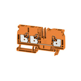TS35 1-szintes 41A 0.5-6mm2 narancs dugaszolós A3C 6 OR Weidmüller