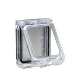 Ablak polikarbonát IP55 lapos 12modul 235mm-sz 78mm-ma 15mm-mé CRN/S3D/PLA/PLS/PLM Schneider