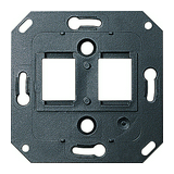 ST55 adapterkeret 2xRJ45 adatcsatlakozóhoz címketartó nélkül GIRA