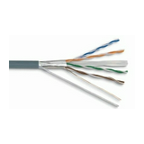Adatátviteli LAN kábel FTP Cat6 4x2x26AWG sodrott réz szürke FTP 305m KÁBELgyártó