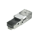 Adatcsatlakozó hibrid RJ45 8(8) dugó Cat6A(IEC) árnyékolt IE-PI-RJ45-FH Weidmüller