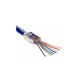 Adatcsatlakozó dugó átmenő RJ45 FTP Cat6 kábelre  ÉpületIntelligencia