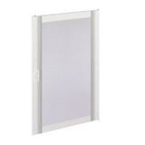 Ajtó átlátszó fehér lakkozott IP43 620mmx 1650mmx Quadro4 Hager