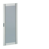 Ajtó átlátszó fehér porszórt IP55 900mmx 1900mmx Quadro+ Hager