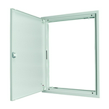 Ajtókeret ajtóval teli Xboard+ 3lépcsős porszórt acél szürke IP30 635mm-sz BP-U-3S-600/20 EATON