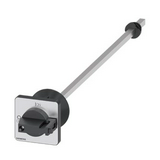 Ajtókuplung forgató hajtás 3LD3-hoz fekete  SENTRON SIEMENS