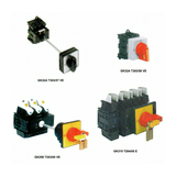 Ajtókuplung forgató hajtás GK315-T203/65VE-hez 400mm tengellyel piros/sárga zárható S2 Ganz KK