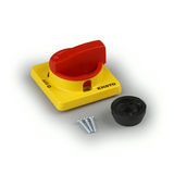 Ajtókuplung forgató hajtás KS3-hoz piros/sárga zárható Ensto