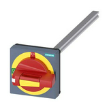 Ajtókuplungos forgató hajtás 3KD S1-S2-höz piros/sárga vészleállító  SENTRON SIEMENS