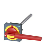 Ajtókuplungos forgató hajtás 3KD S5-höz piros/sárga vészleállító  SENTRON SIEMENS