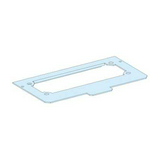 Alapkeret FL21 bevezetőhöz vakfedél porszórt acél 300mmx 180mm Prisma G Schneider