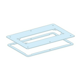 Kábelbevezető lemez vakfedél porszórt acél 300mmx 180mm Prisma G Schneider