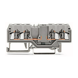 Alkatrész sorkapocs diódás 0.5A 250V rugószorításos rugószorításos szürke WAGO