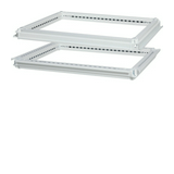 Alsó és felső keret acél szürke 1030mm 610mm x 190mm Venezia Hager