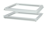 Alsó és felső keret acél szürke 440mm 410mm x 190mm Venezia Hager