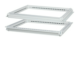 Alsó és felső keret acél szürke 630mm 410mm x 190mm Venezia Hager