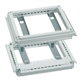 Alsó és felső keret fehér porszórt acél IP55 800mmx 120mmx Quadro+ Hager