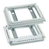 Alsó és felső keret fehér porszórt acél IP55 800mmx 120mmx Quadro+ Hager