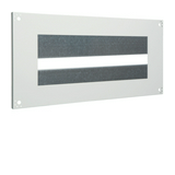 Alsó/felső kábelbevezető lemez porszórt acél 780mm x 360mm x 20mm szürke Venezia Hager