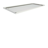Alsó/felső takarólemez teli porszórt acél 900mm x 18mm x 400mm Quadro+ Hager